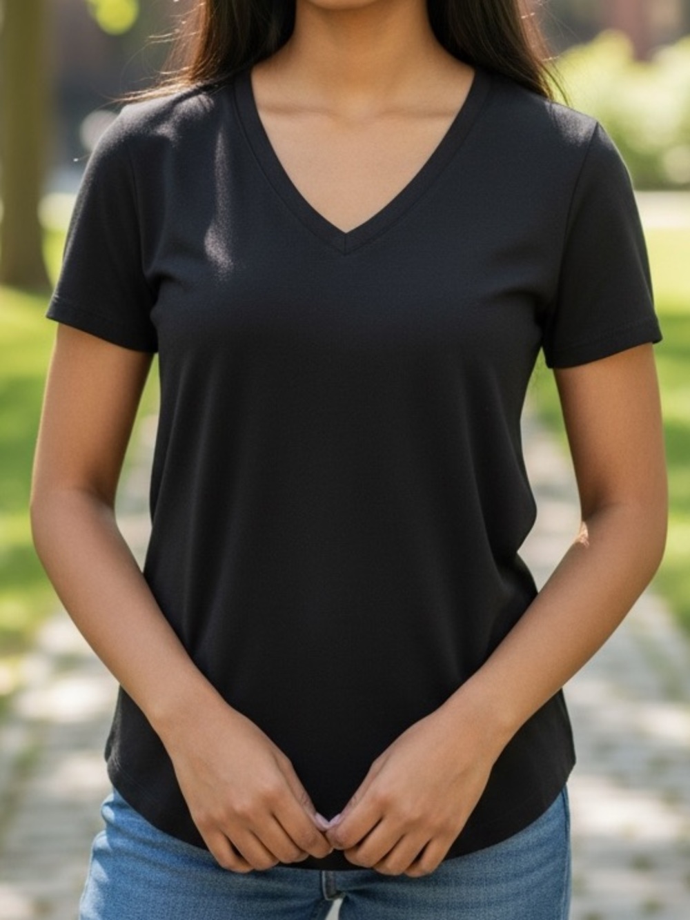 Athleta Women's Black Short Sleeve T-Shirt
